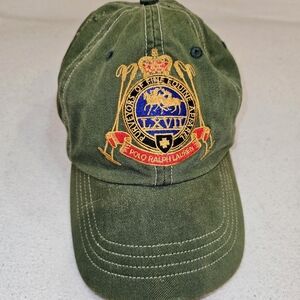 Polo Ralph Lauren Green Cap with Embroidered Crest